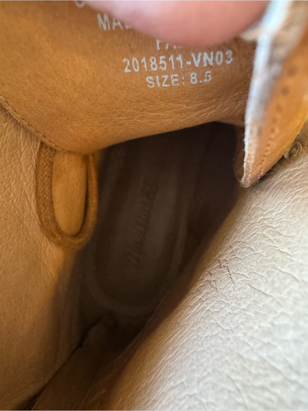 Madden Girl Brown Leather Lace-Up Combat Boots - Picture 6 of 8